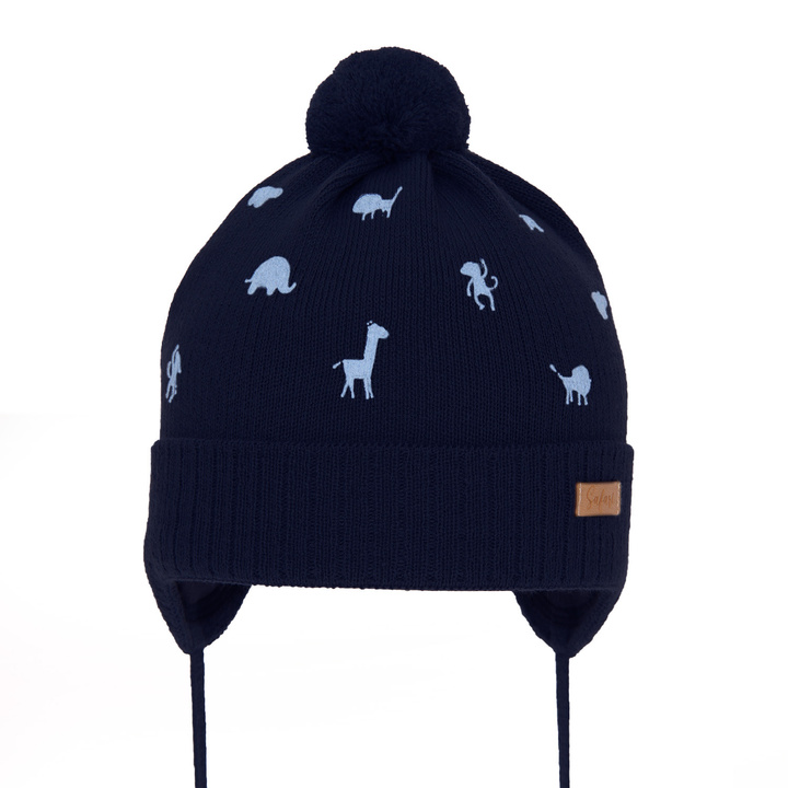Herbst und Frühlingsmütze für Jungen Navy Blau Niger