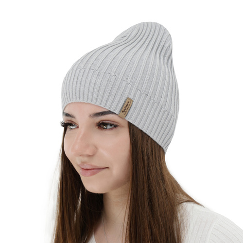 Damen Herbst und Frühlings Mütze, mit Baumwolle, weiß, Mirona