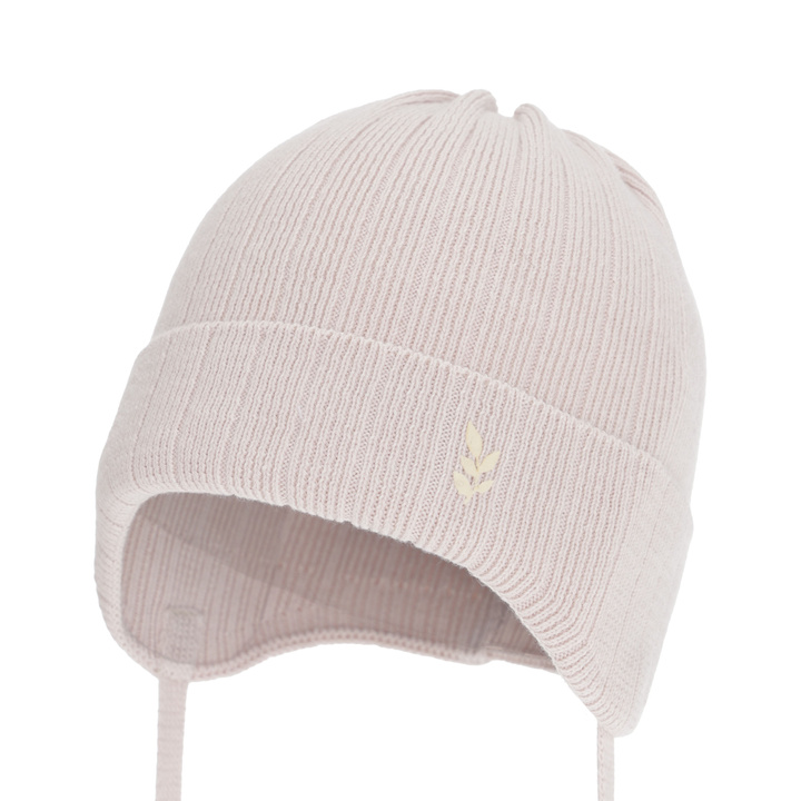 Herbst und Frühlingsmütze für Mädchen, beige, 100% Baumwolle, Zanetta