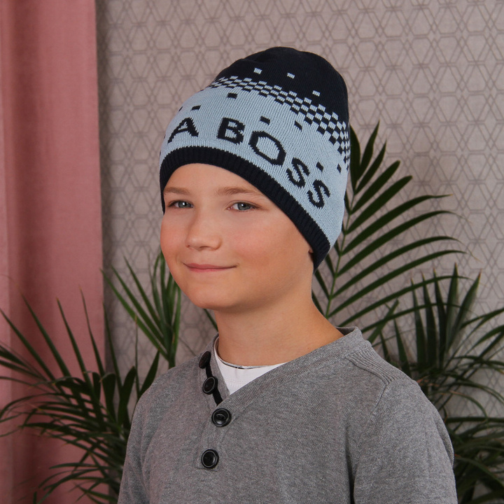 Herbst und Wintermütze für Jungen Grau Martin