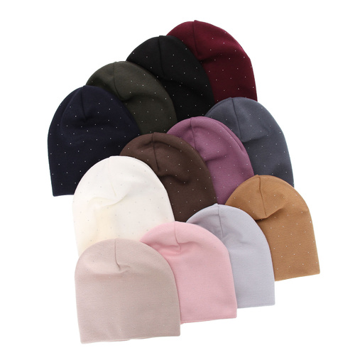 Herbst und Frühlingsmütze Damen Schwarz Grecja