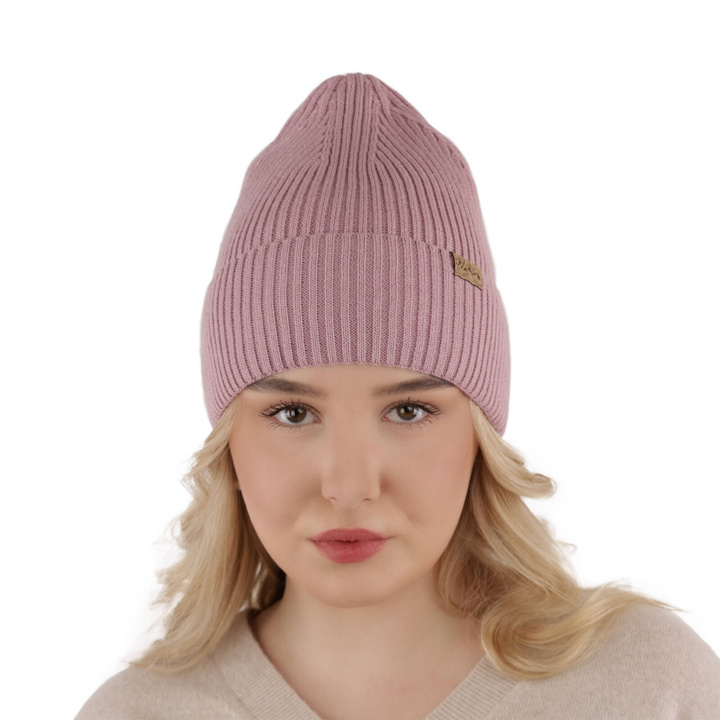 Damenmütze Frühling- Winter, mit Baumwolle, Rosa Messina