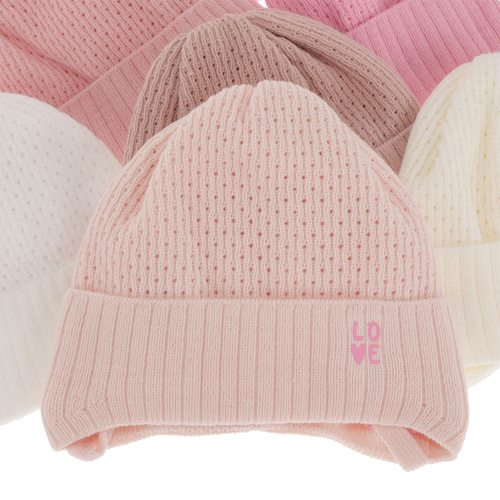 Herbst und Frühlingsmütze für Mädchen Rosa Camilla