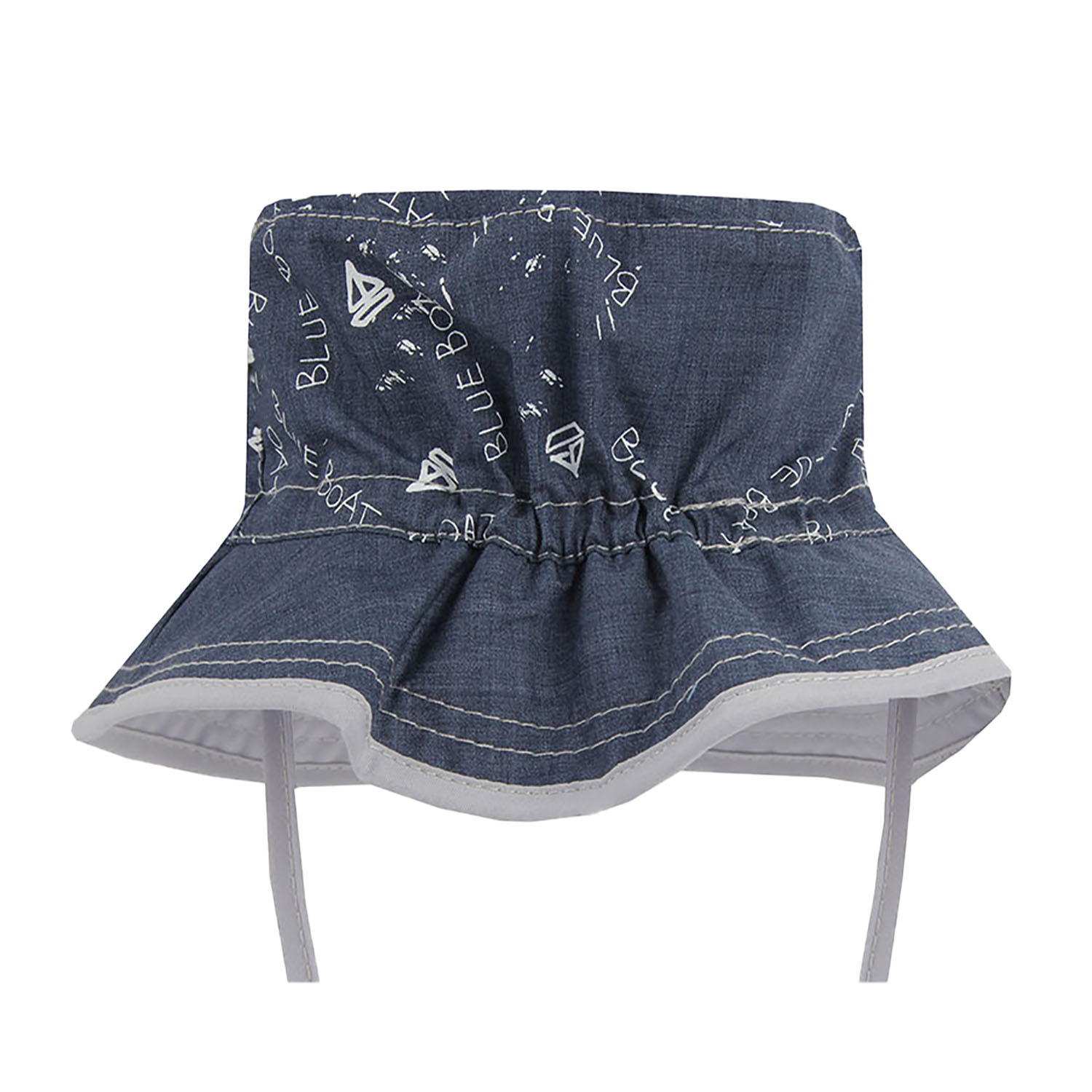 Gestrickter Sommerhut für Jungen Grau Boat