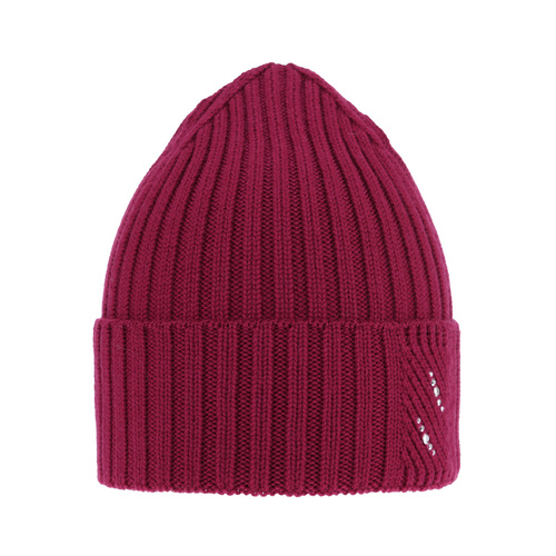 Wintermütze Damen 100% extrafeine Merinowolle Rosa Ariga