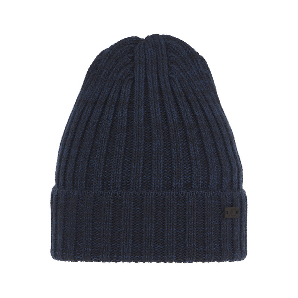 Wintermütze Herren aus Merinowolle in Blau Timon