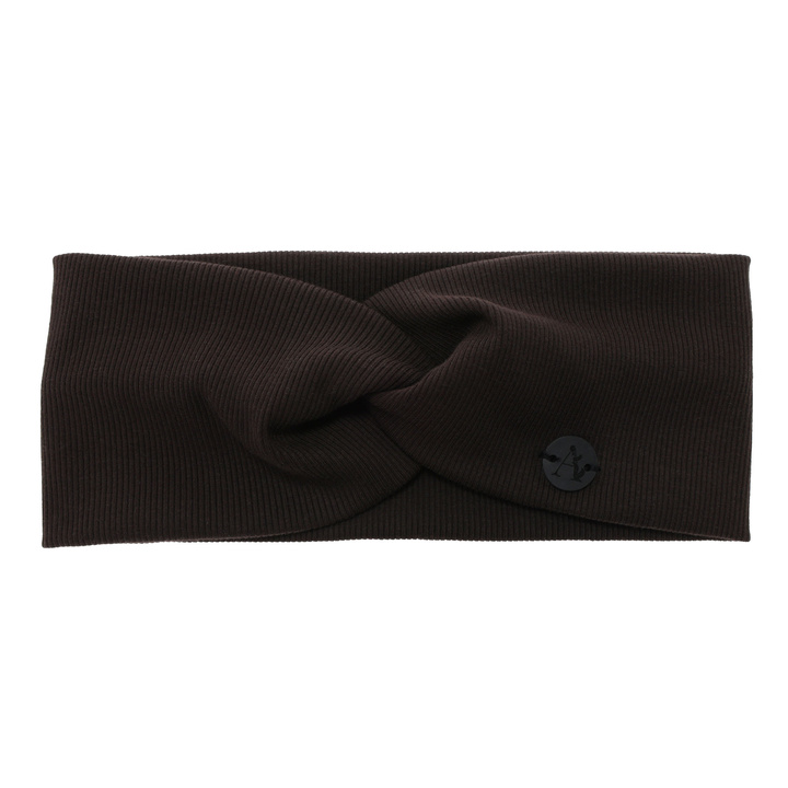 Herbst und Frühlings Stirnband Damen, braun, Baumwolle, Auri