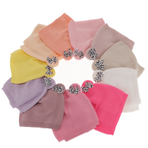 Herbst und Frühlingsset Mädchen: Mütze und Schlauchschal Violett Nicolette