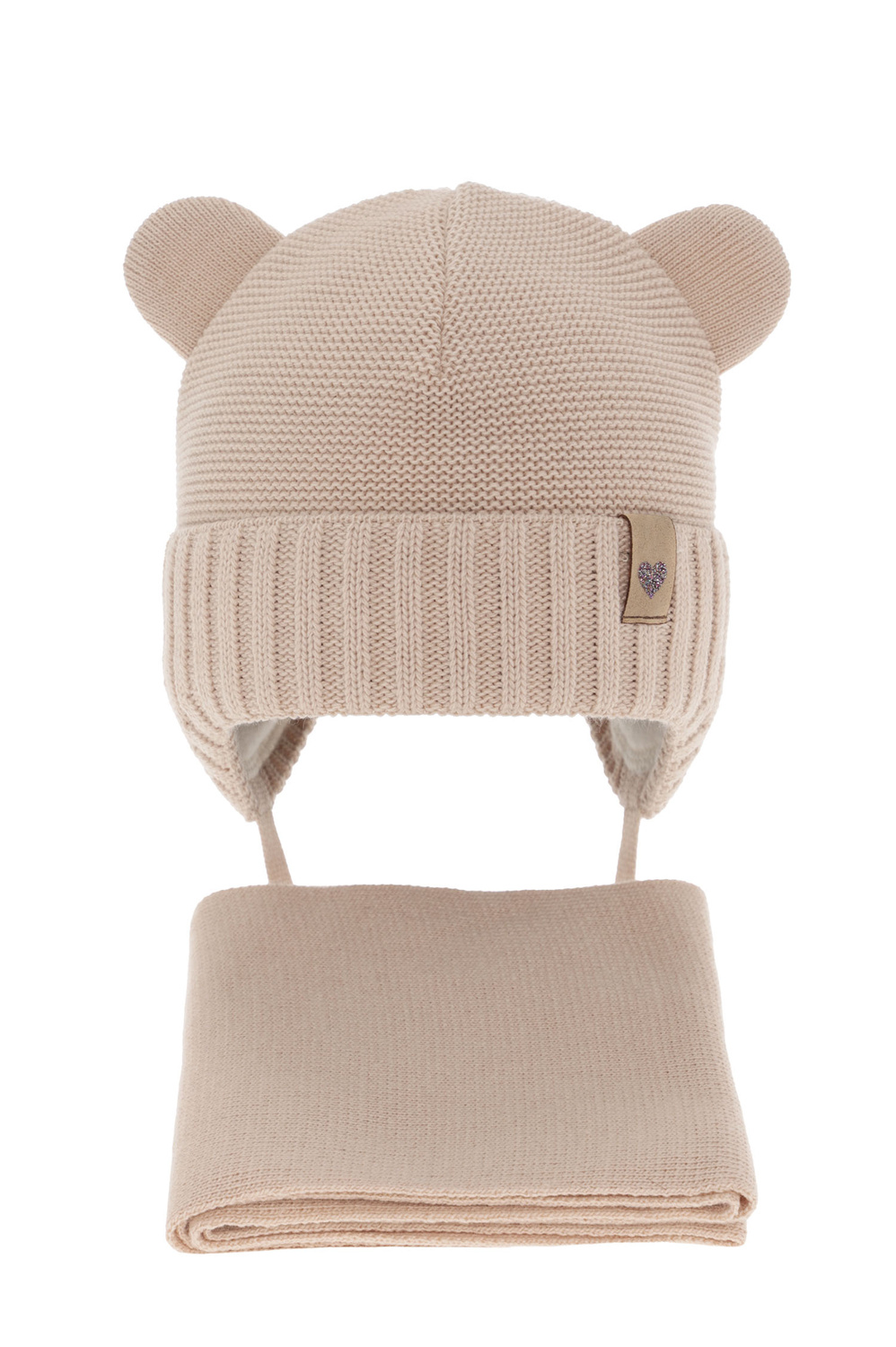 Winterset Mädchen: Mütze und Schal Beige Alice