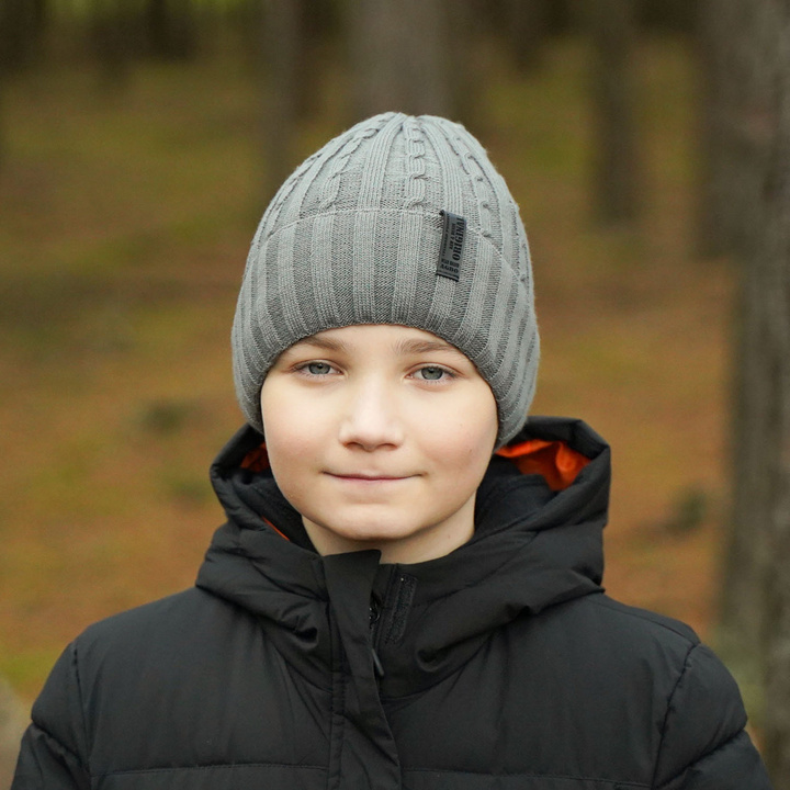 Wintermütze Jungen Khaki Lucas