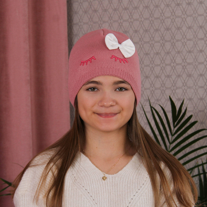 Herbst und Wintermütze für Mädchen Rosa Serena