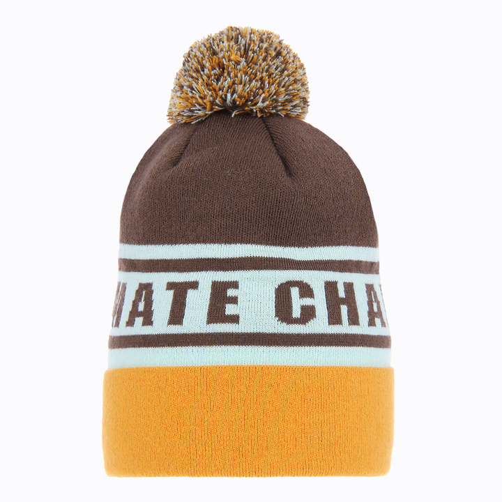 Wintermütze Jungen mit Bommel Braun Ultimate