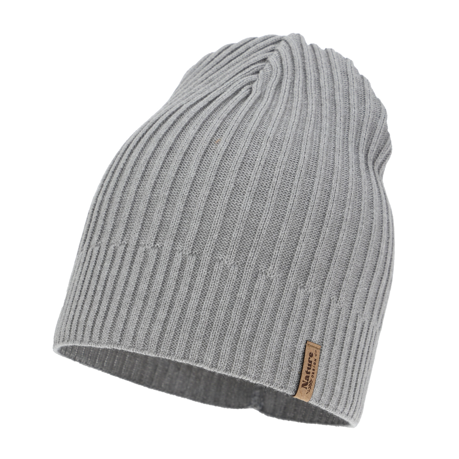 Damen-Herbst- und Frühlingsmütze, mit Baumwolle, grau, Mirona