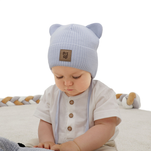 Herbst und Frühlingsmütze für Jungen, Beige, zum Binden Dewin