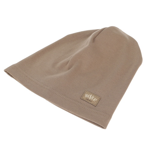 Herbst und Frühlingsset Mädchen: Mütze und Schlauchschal, beige, aus Baumwolle, Torila