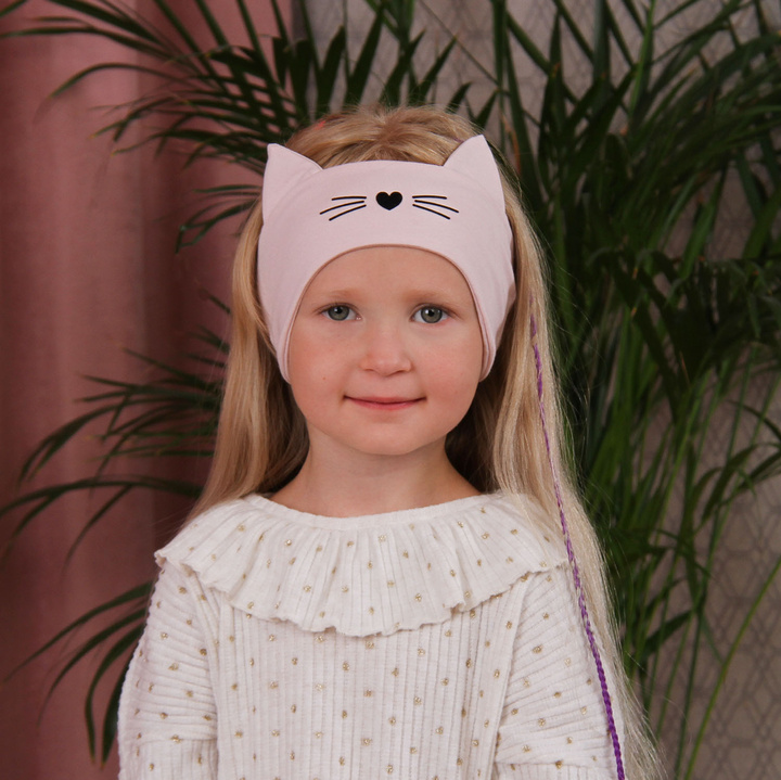 Herbst und Frühlings Stirnband für Mädchen Beige Oaza