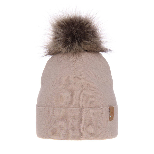Wintermütze Damen Beige Kalia
