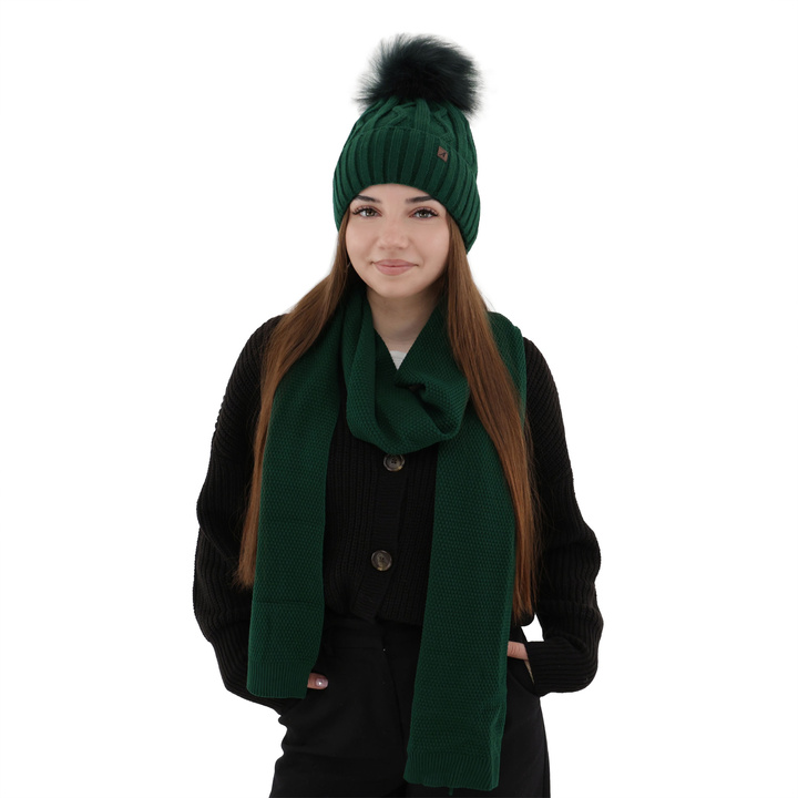 Schlauchschal Damen Grün Agora