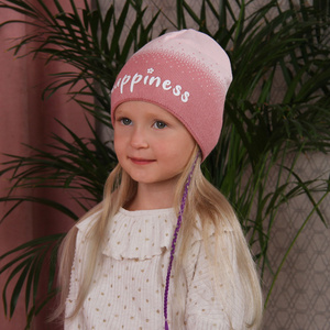 Herbst und Wintermütze für Mädchen Rosa Lana
