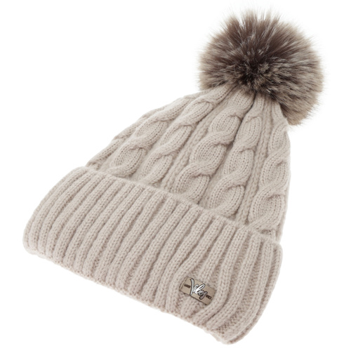 Winterset Damen: Mütze und Schal, rosa, Lunetta