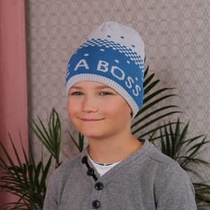 Herbst und Wintermütze für Jungen Navy Blau Martin