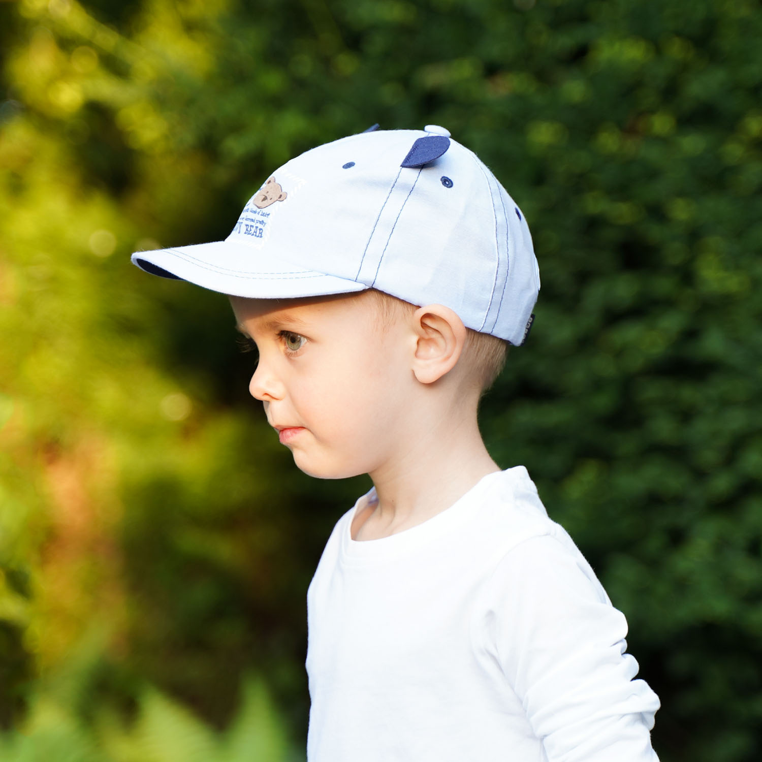 Mütze mit Schirm für Jungen Light Blau Tedi