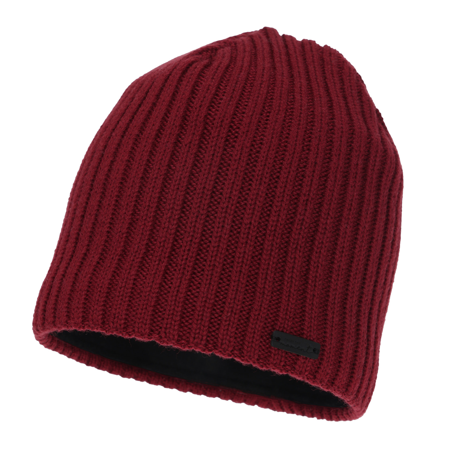 Wintermütze Damen, bordrot, mit Merinowolle, Soletta