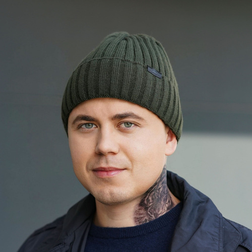 Wintermütze Herren Schwarz Vincent