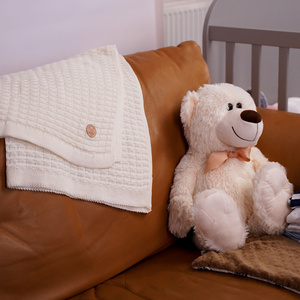 Baby und Kinder Decke aus 100% Bambus-Fasern Grau misio