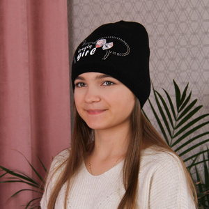 Herbst und Wintermütze für Mädchen Rosa Agnes