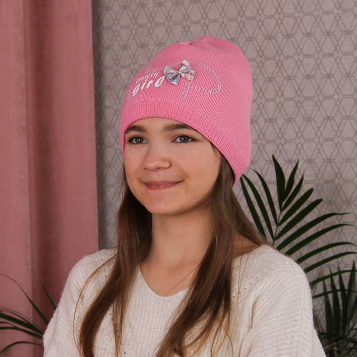 Herbst und Wintermütze für Mädchen Rosa Agnes