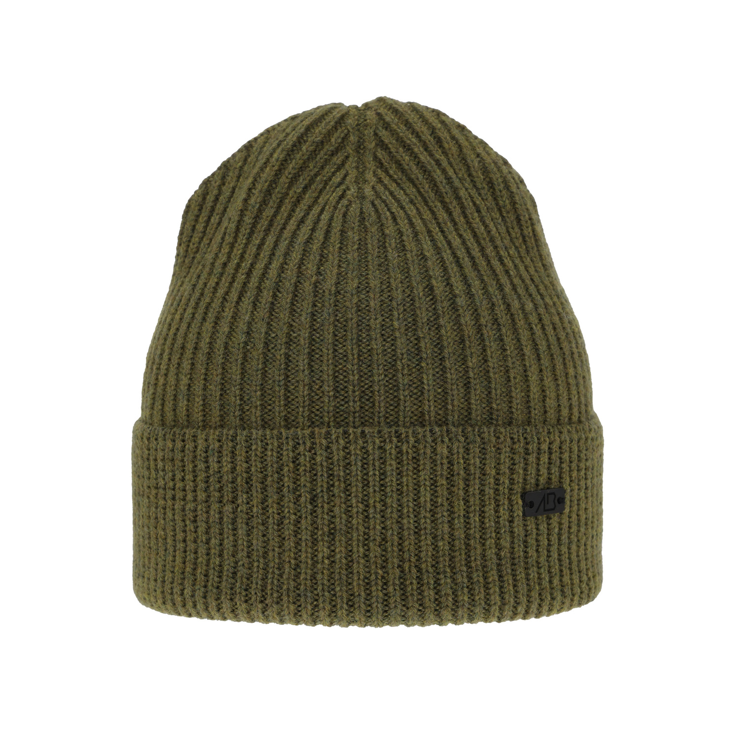 Wintermütze Herren 100% extrafeine Merinowolle Grün Owen