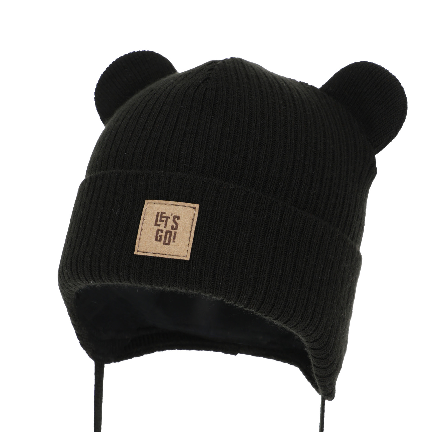 Herbst und Frühlingsmütze für Jungen, schwarz, zum Binden Dewin