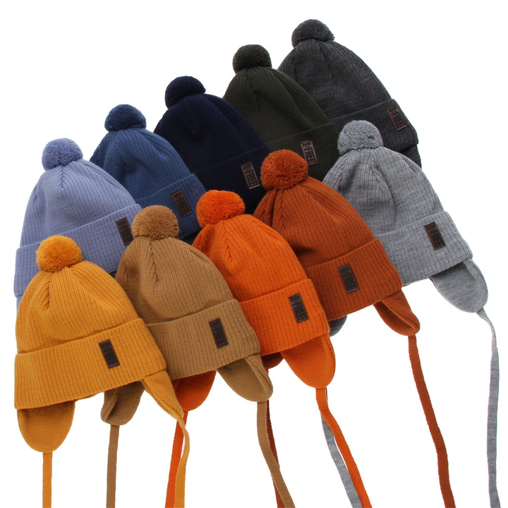 Herbst und Frühlingsmütze für Jungen Braun Krakers
