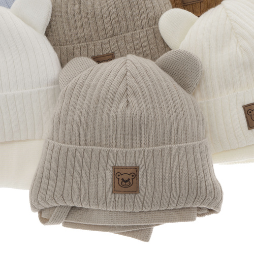 Winterset für Jungen: Mütze und Schal in Light blau Anthony