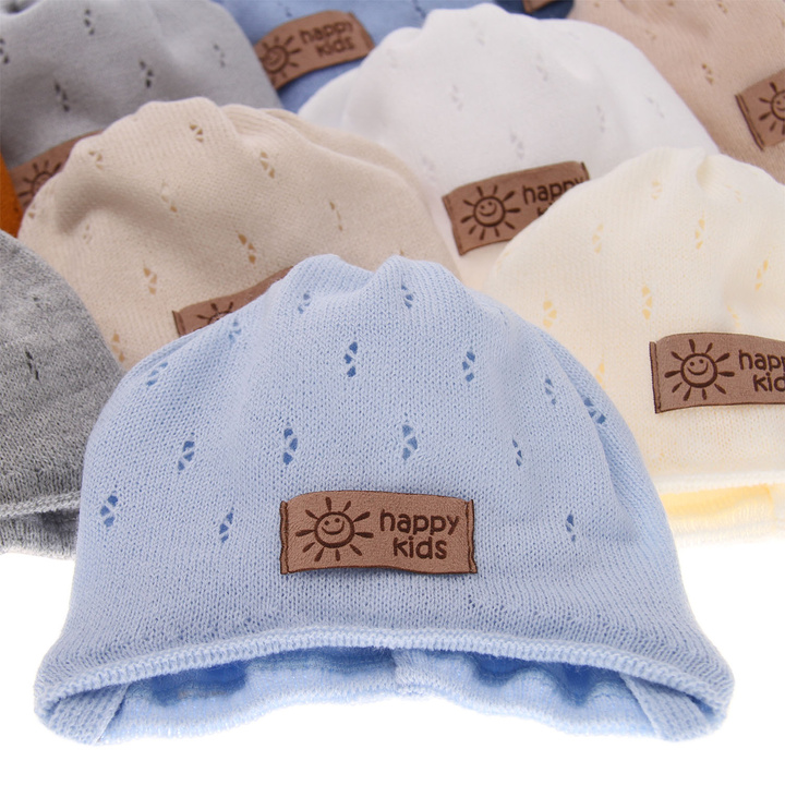 Herbst und Frühlingsmütze für Jungen Light blue Bobi