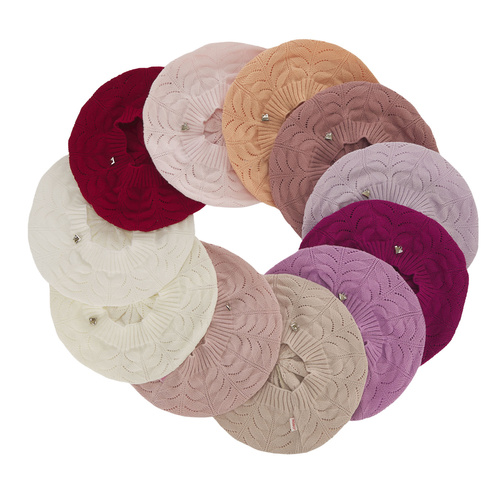 Herbst und Frühlingsmütze für Mädchen Rosa Alper