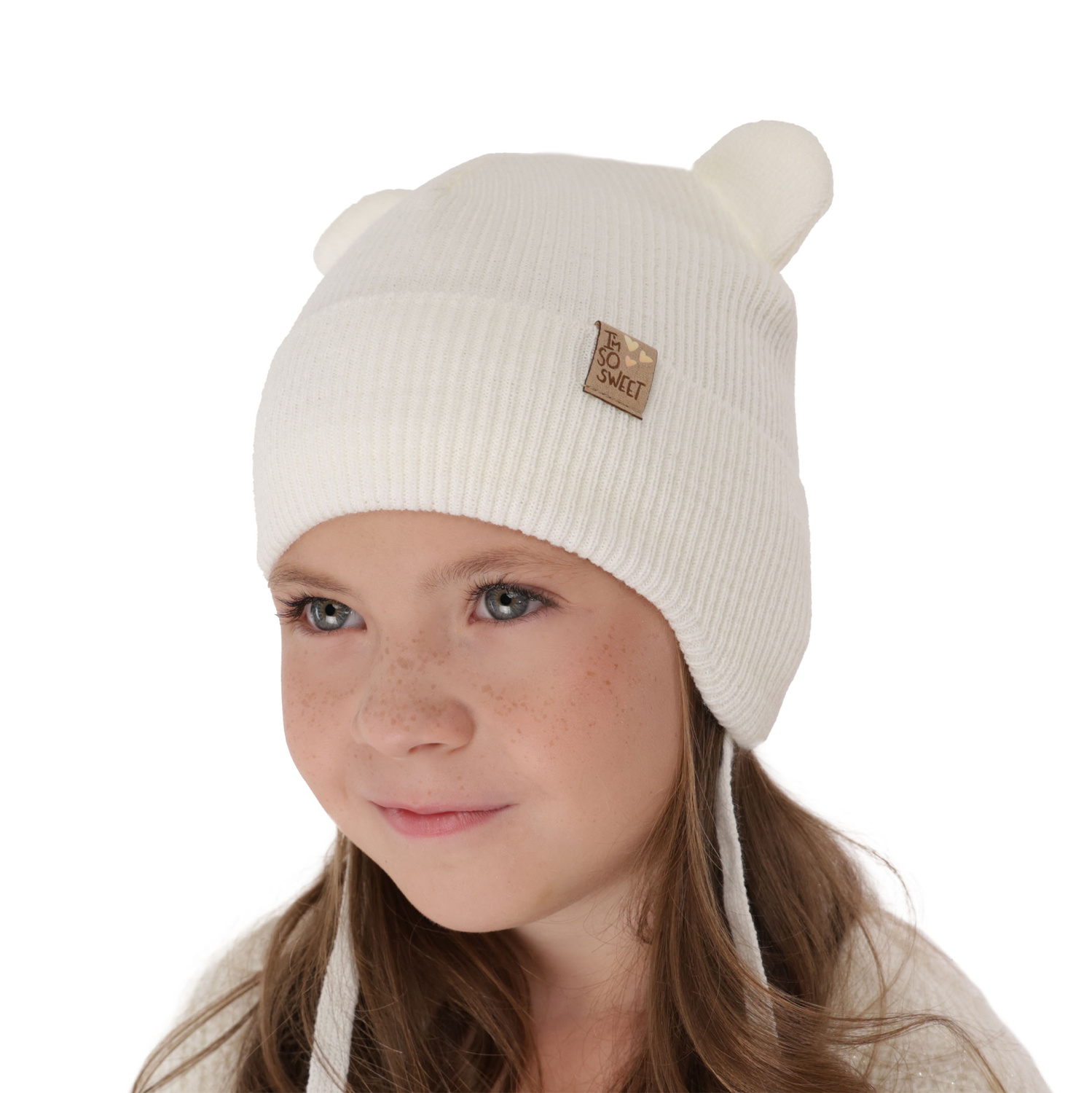 Herbst und Frühlingsmütze für Mädchen Beige Noemi