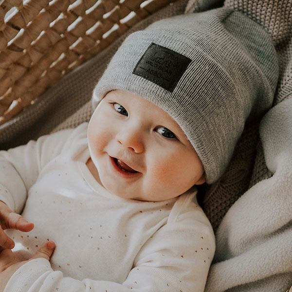 Wintermütze für Kinder Grau Smerf