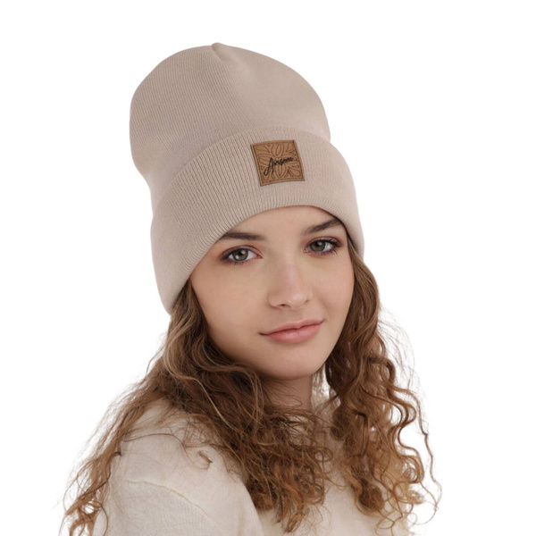 Wintermütze für Mädchen Beige Bellona