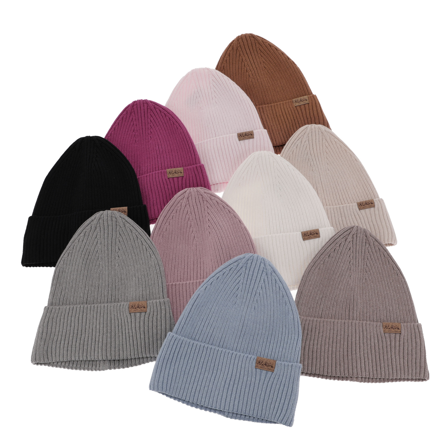 Damenmütze Frühling- Winter, mit Baumwolle, Rosa Messina
