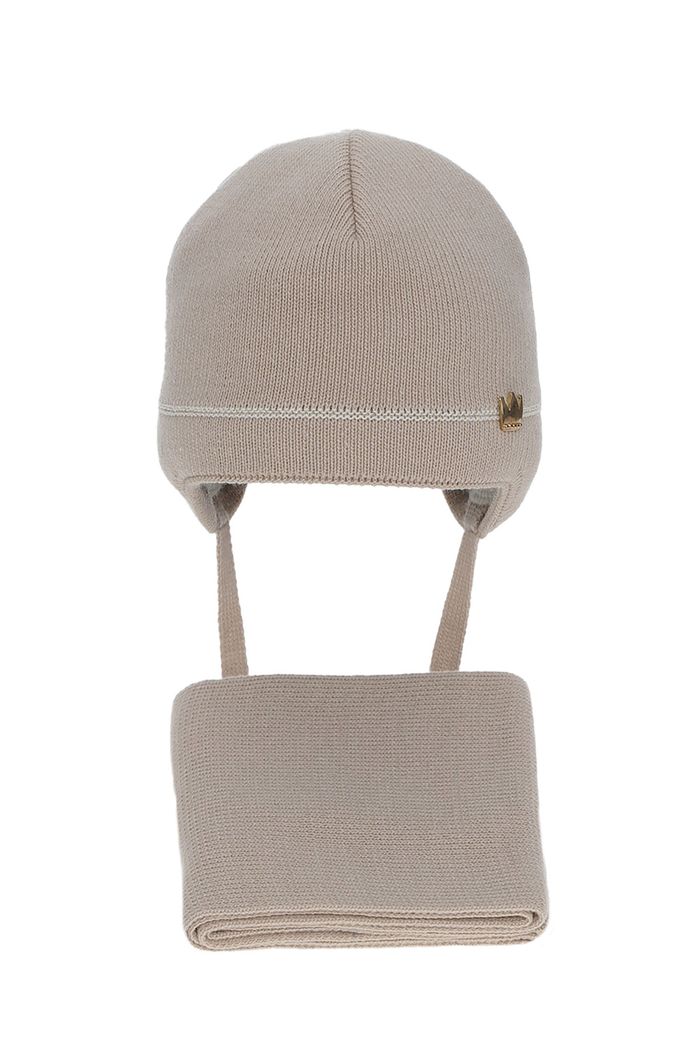 Winterset Mädchen: Mütze und Schal Beige Elina