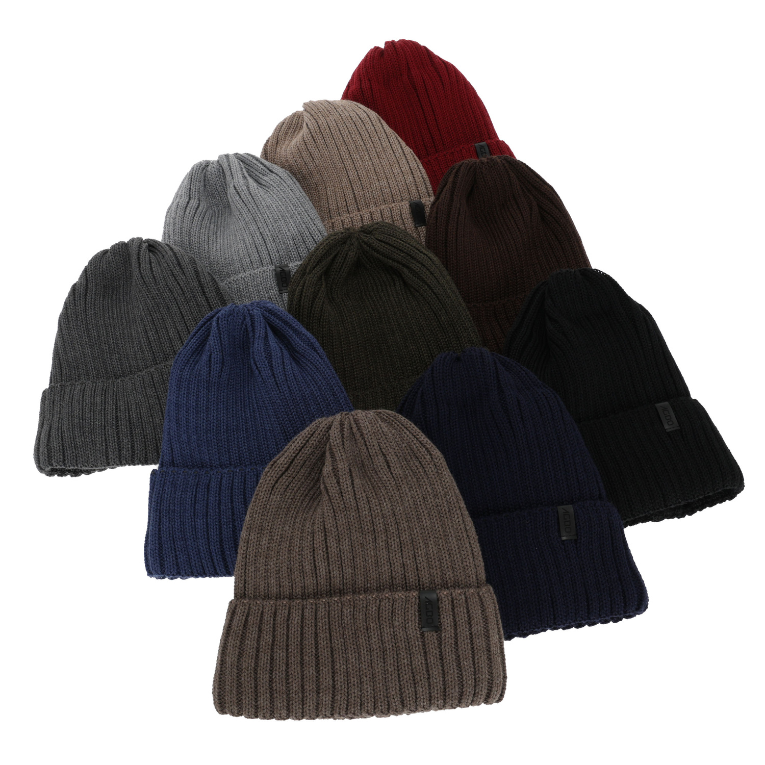 Wintermütze Herren, blau, mit Merinowolle, Tyrol