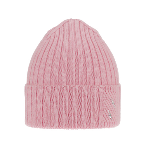 Wintermütze Damen 100% extrafeine Merinowolle Rosa Ariga