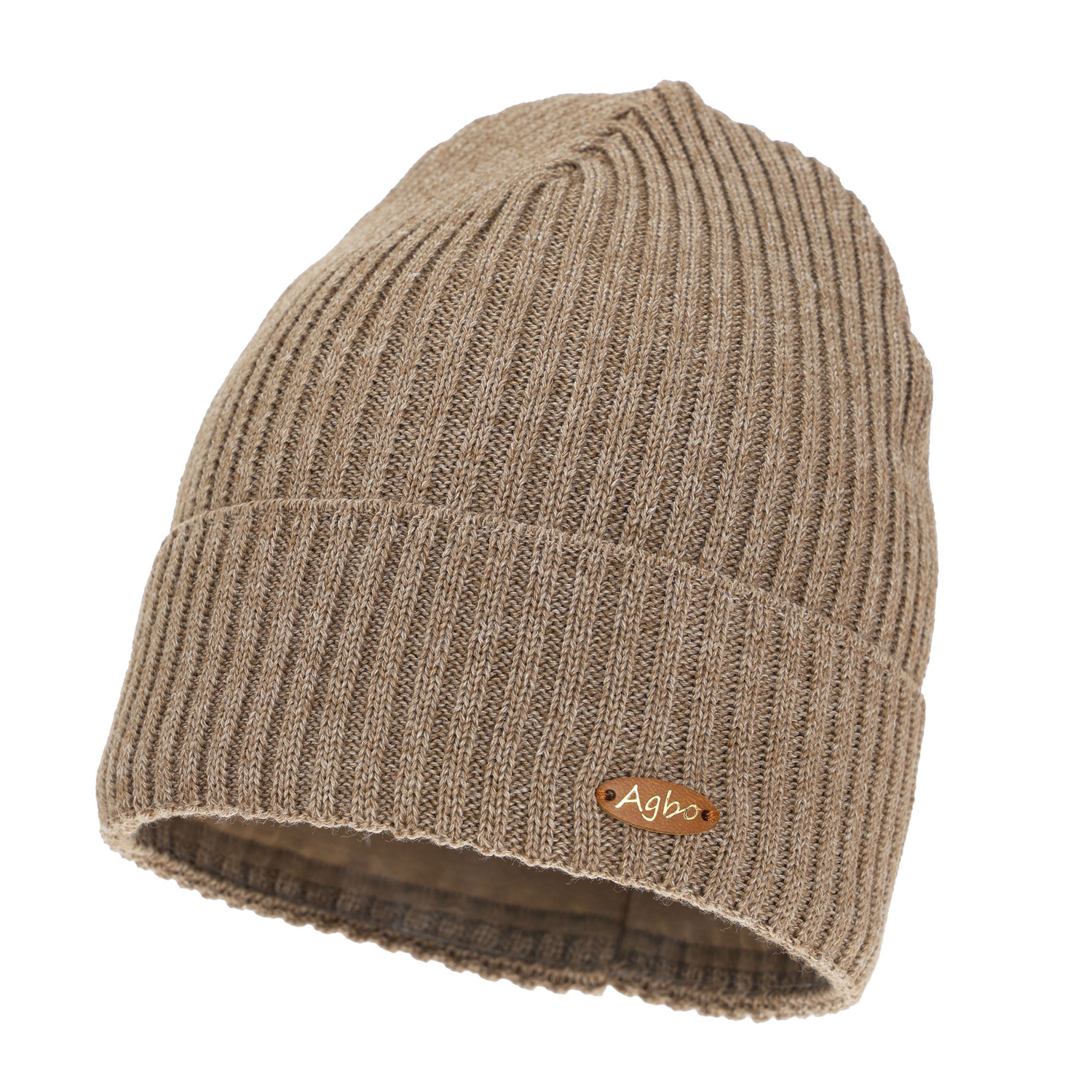 Wintermütze Damen, braun, mit Merinowolle Shila