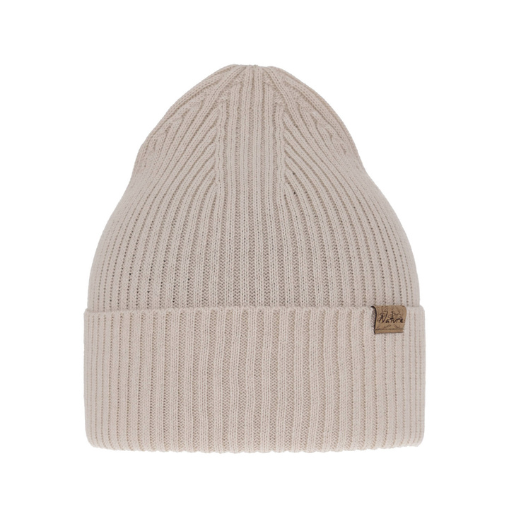 Damenmütze Frühling- Winter, mit Baumwolle, Beige Messina