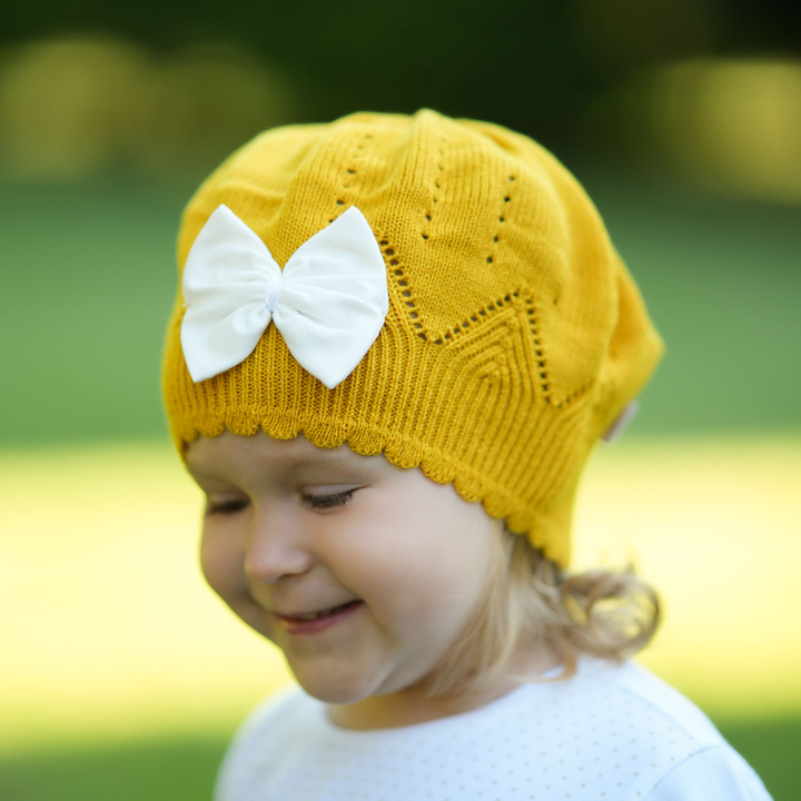 Herbst und Frühlingsmütze für Mädchen Rosa Princessa