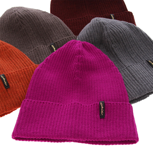 Wintermütze Damen 100% extrafeine Merinowolle Blau Megan