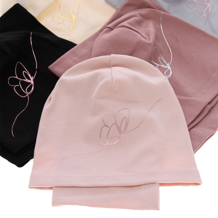 Herbst und Frühlingsset Mädchen: Mütze und Schlauchschal Rosa Jula
