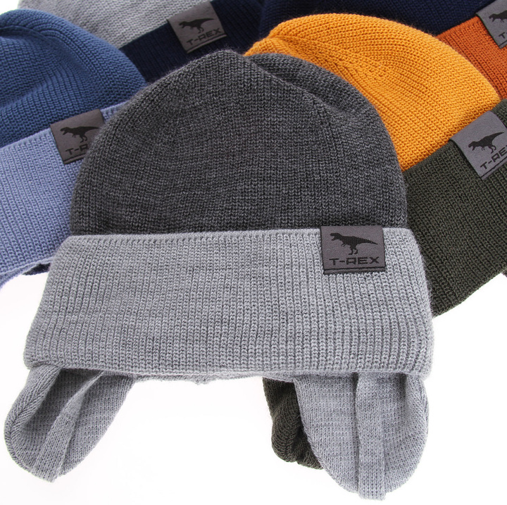 Herbst und Wintermütze für Jungen Orange Pegaz